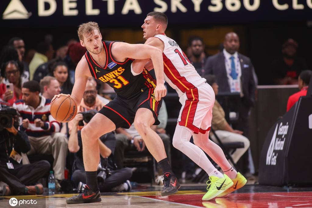 希罗24分杰伦约翰逊空砍三双 热火击败老鹰